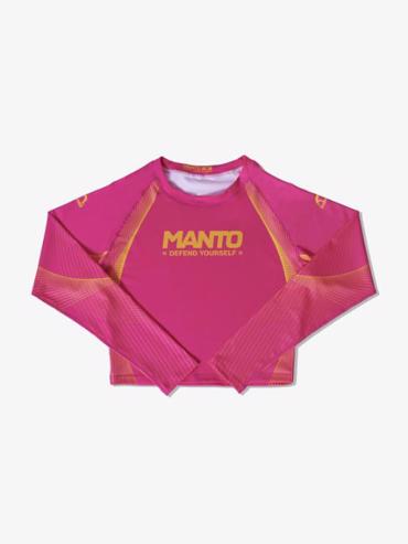 MANTO women rashguard DEFEND pink